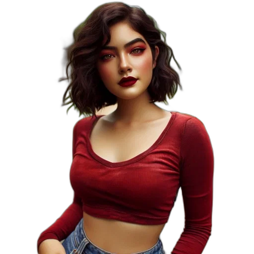 dress, face, jacket, photorealistic transparent PNG cut-out
