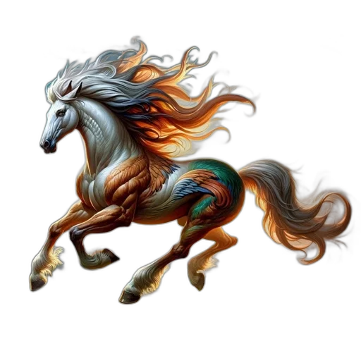 dragon, animal, hair, creature transparent PNG cut-out