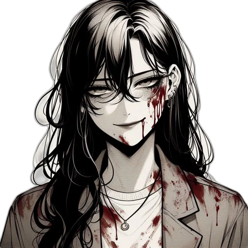 face, mask, comic book art, pixel art transparent PNG cut-out