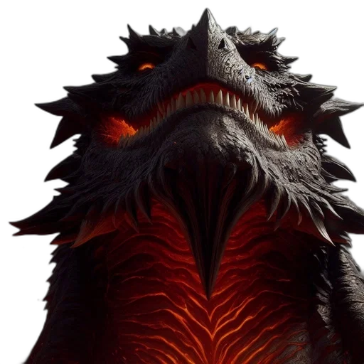 dragon, creature, animal, face transparent PNG cut-out
