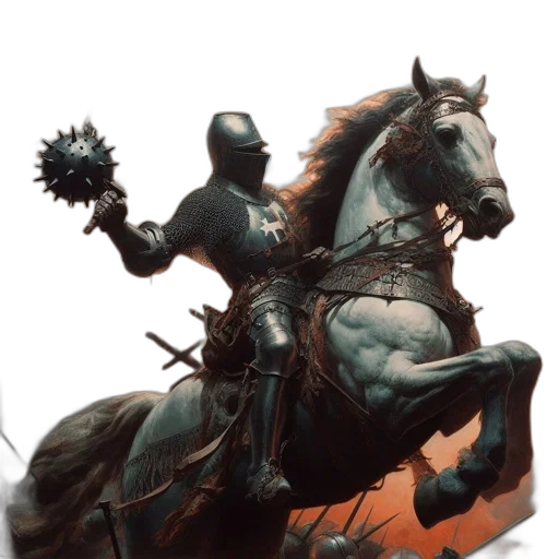 sword, weapon, crown, fantasy art transparent PNG cut-out