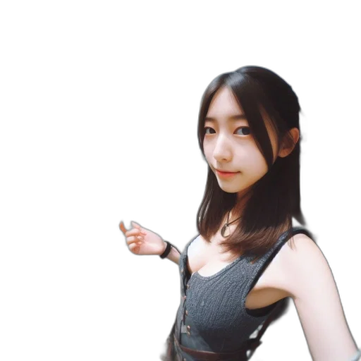 dress, staff, photorealistic, 3d render transparent PNG cut-out