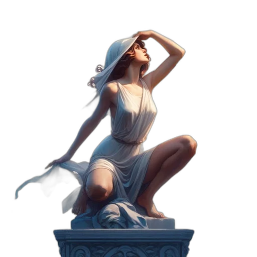 dress, staff, crown, sword transparent PNG cut-out