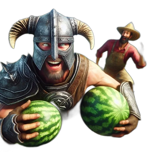 weapon, sword, food, fantasy art transparent PNG cut-out