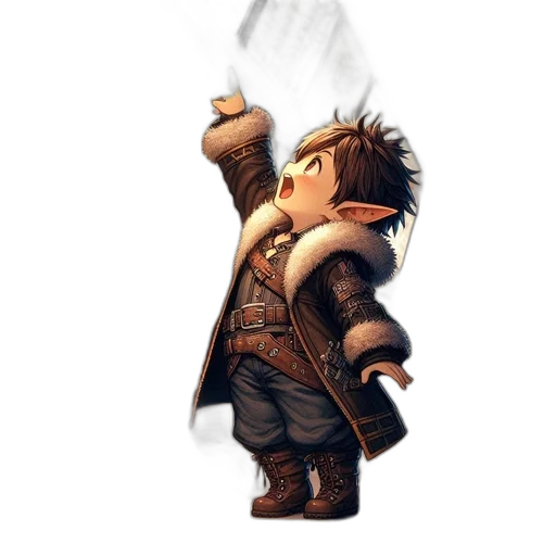 staff, dragon, jacket, weapon transparent PNG cut-out