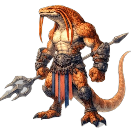 dragon, creature, staff, animal transparent PNG cut-out