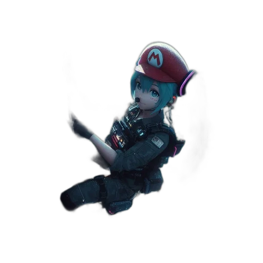 staff, weapon, robot, creature transparent PNG cut-out