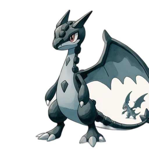 dragon, animal, creature, staff transparent PNG cut-out