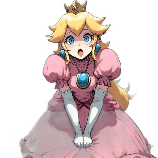 crown, dress, weapon, face transparent PNG cut-out