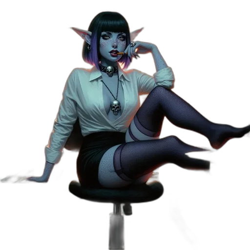 staff, concept art, fantasy art, cyberpunk transparent PNG cut-out