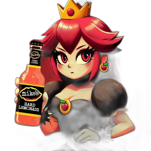 crown, bottle, pixel art, concept art transparent PNG cut-out