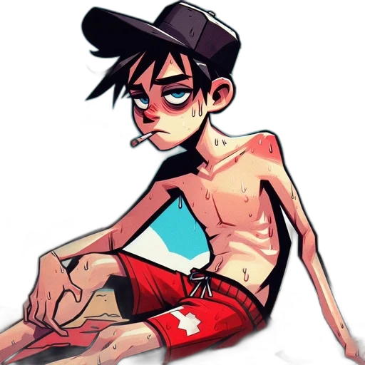concept art, cartoon, comic book art, pixel art transparent PNG cut-out