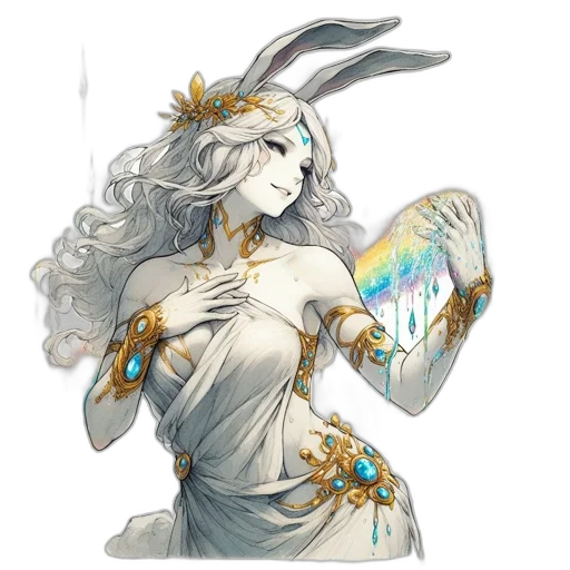 dress, jewelry, fantasy art, concept art transparent PNG cut-out