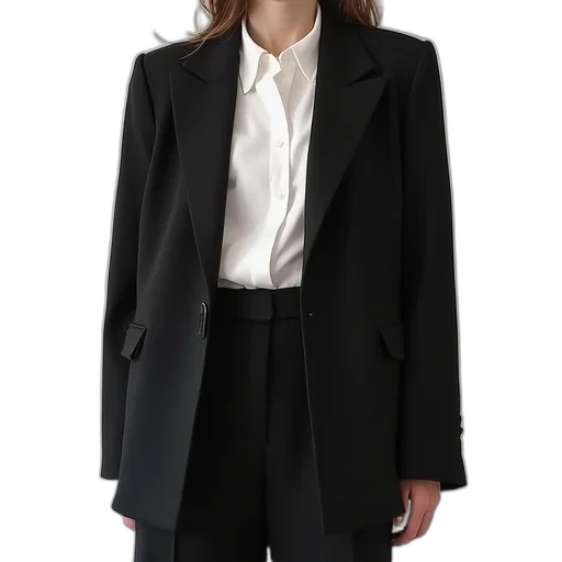 jacket, staff, monochrome, dark transparent PNG cut-out