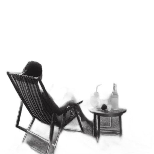 furniture, umbrella, robot, staff transparent PNG cut-out