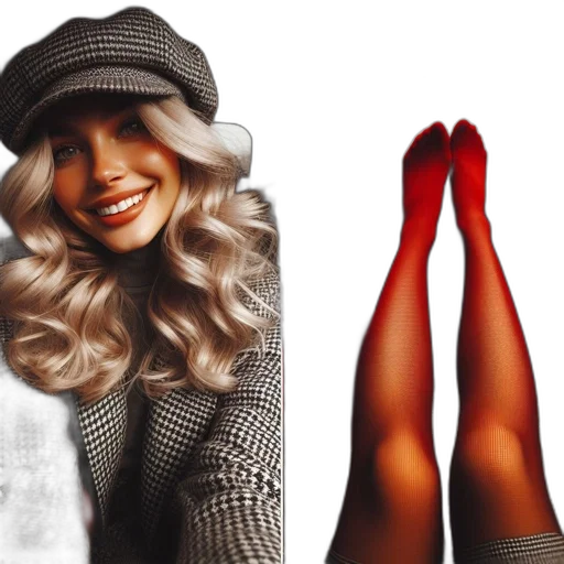 hat, shoes, photorealistic, 3d render transparent PNG cut-out