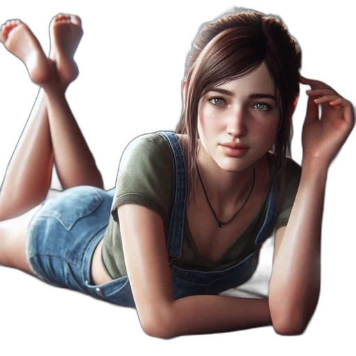 dress, face, concept art, photorealistic transparent PNG cut-out