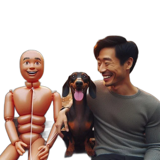 animal, creature, robot, 3d render transparent PNG cut-out