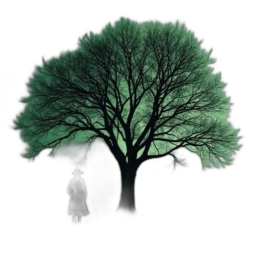 tree, dress, creature, mask transparent PNG cut-out