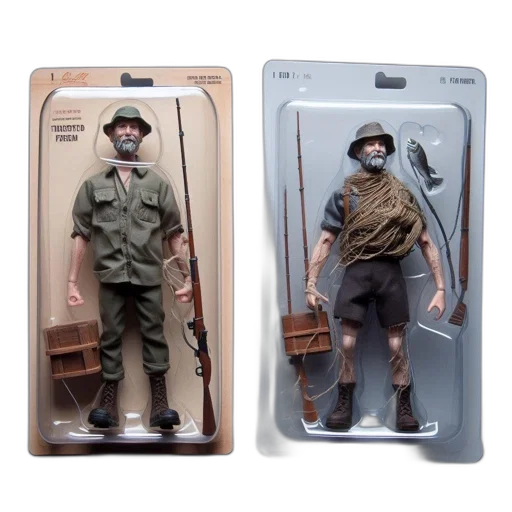 concept art, 3d render, two, figures transparent PNG cut-out