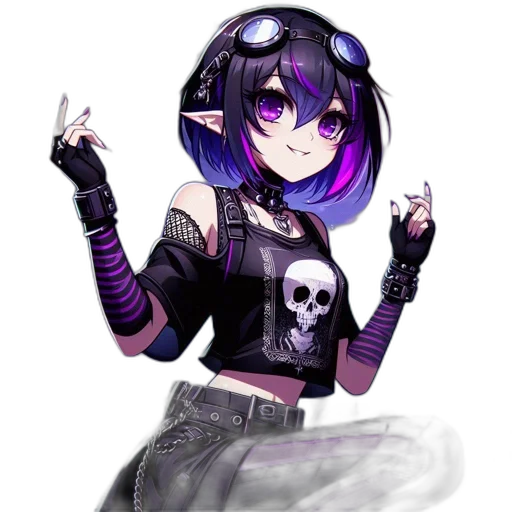 staff, fantasy art, pixel art, cyberpunk transparent PNG cut-out
