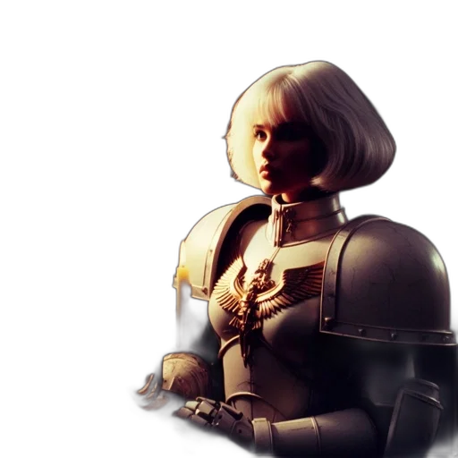 robot, face, crown, staff transparent PNG cut-out