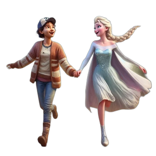 3d render, concept art, fantasy art, pixel art transparent PNG cut-out
