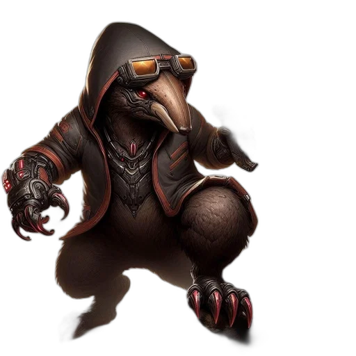 creature, concept art, 3d render, fantasy art transparent PNG cut-out
