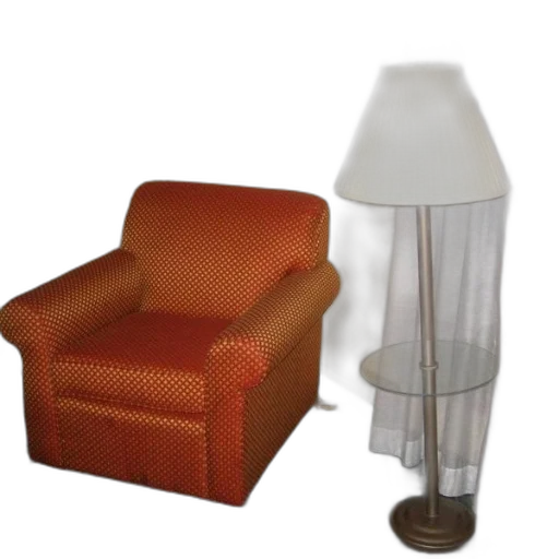 furniture, 3d render, photorealistic, earth tones transparent PNG cut-out