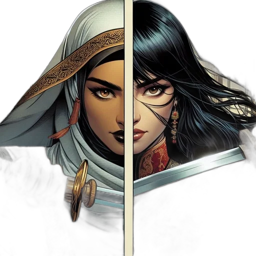 sword, comic book art, concept art, fantasy art transparent PNG cut-out