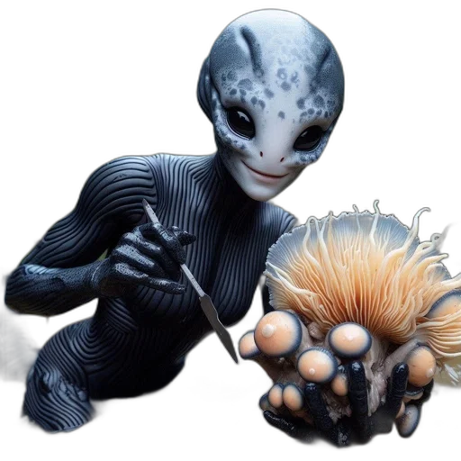 creature, animal, robot, mask transparent PNG cut-out