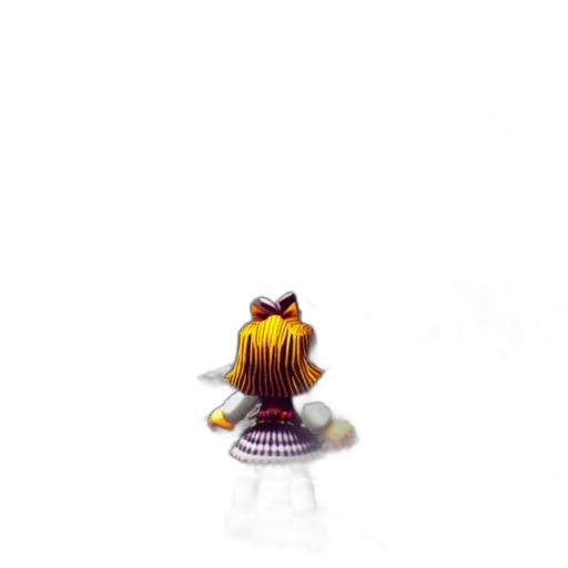 staff, creature, crown, hair transparent PNG cut-out