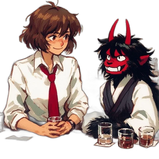 mask, pixel art, concept art, anime transparent PNG cut-out