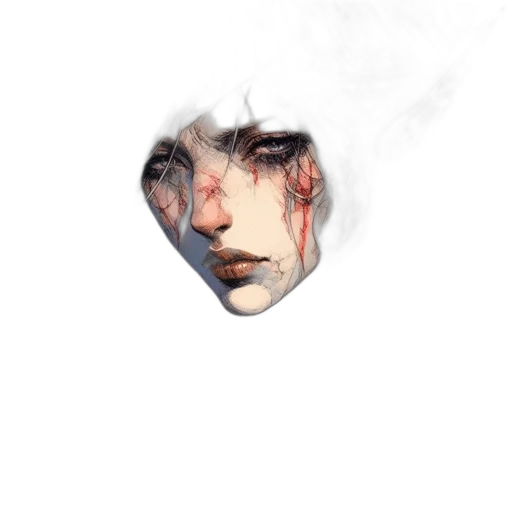 face, mask, creature, dragon transparent PNG cut-out