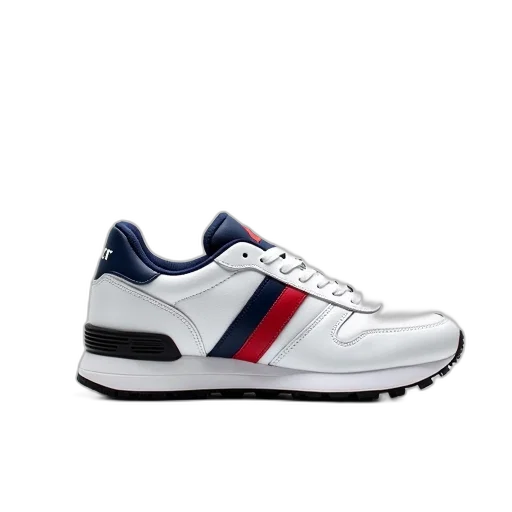 shoes, white, sneaker, blue transparent PNG cut-out