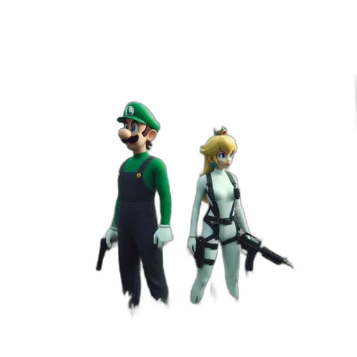 weapon, staff, mask, robot transparent PNG cut-out