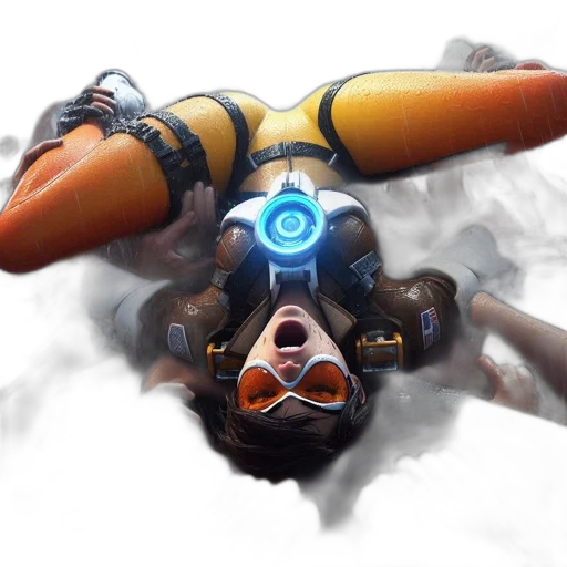 weapon, robot, staff, face transparent PNG cut-out