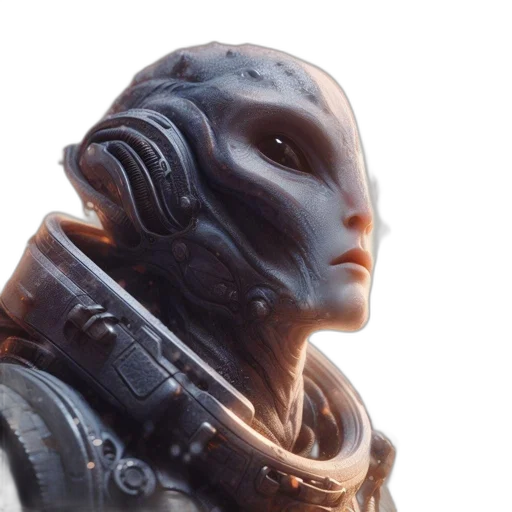 face, robot, mask, creature transparent PNG cut-out