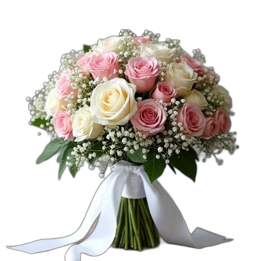 flower, crown, photorealistic, 3d render transparent PNG cut-out