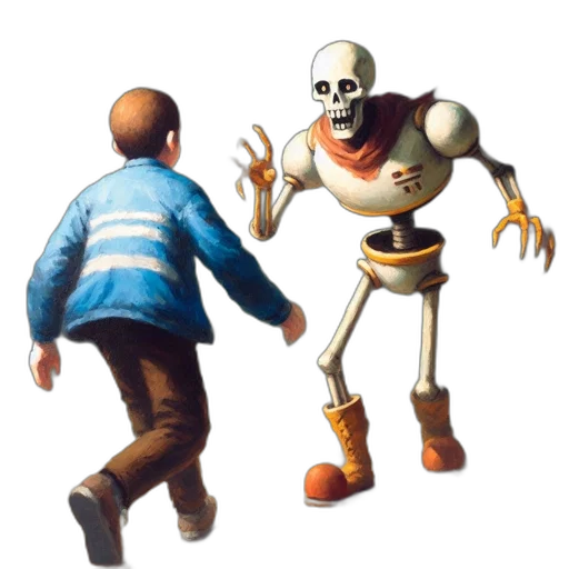 robot, jacket, concept art, pixel art transparent PNG cut-out
