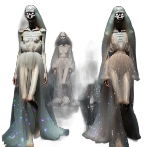 creature, dress, mask, concept art transparent PNG cut-out