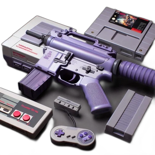 weapon, vaporwave, concept art, nes transparent PNG cut-out