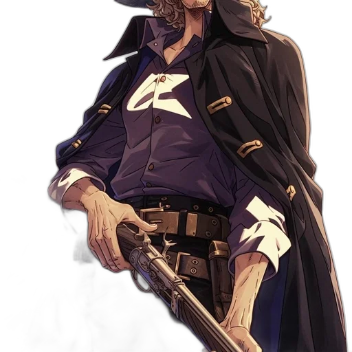 staff, jacket, weapon, sword transparent PNG cut-out