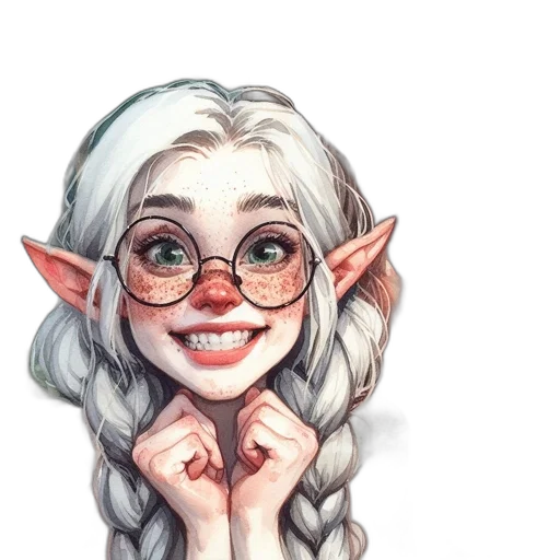 face, dragon, staff, fantasy art transparent PNG cut-out