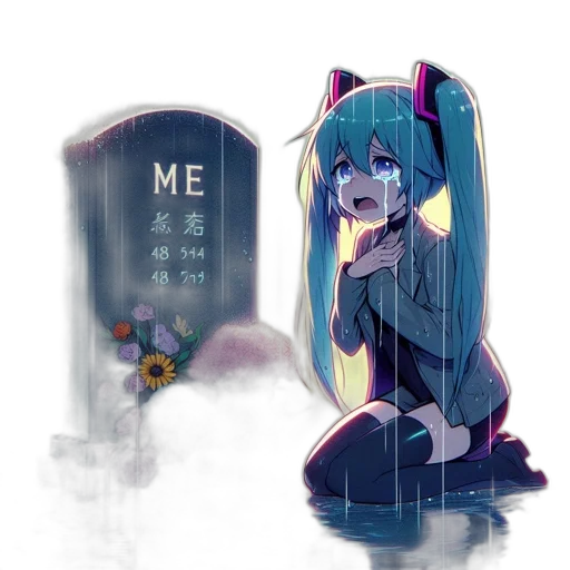 robot, anime, pixel art, vaporwave transparent PNG cut-out
