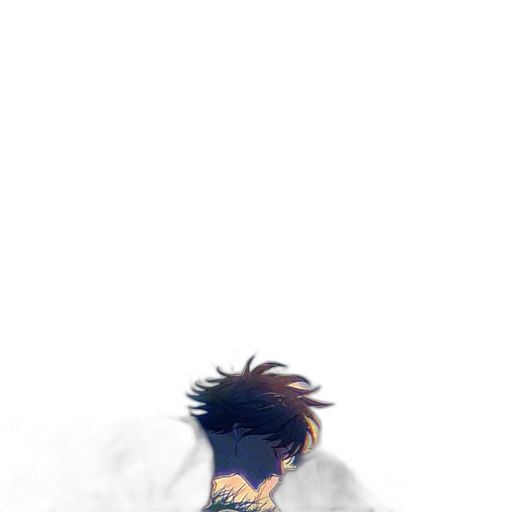 hair, creature, mask, dress transparent PNG cut-out