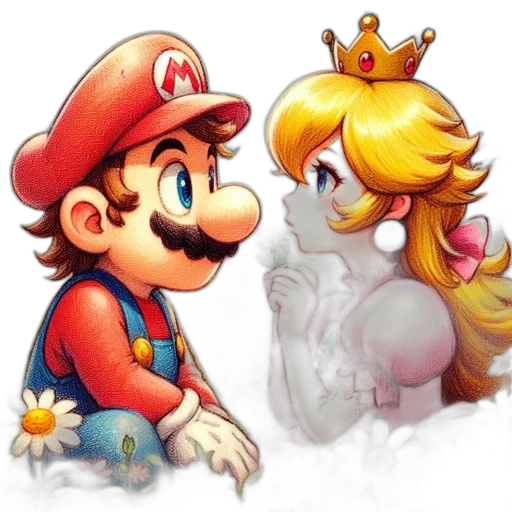 crown, pixel art, concept art, 3d render transparent PNG cut-out
