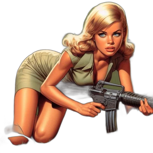 weapon, dress, comic book art, pixel art transparent PNG cut-out