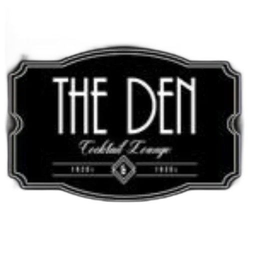 den, cocktail, lounge, logo transparent PNG cut-out