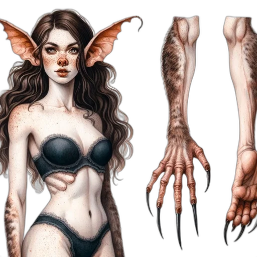 creature, concept art, fantasy art, comic book art transparent PNG cut-out